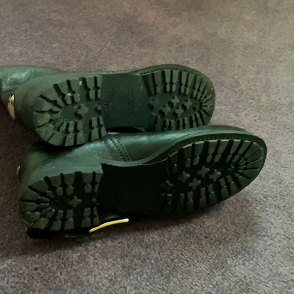 Designer Jimmy Choo Rockstud leather Boots - Picture 5 of 7